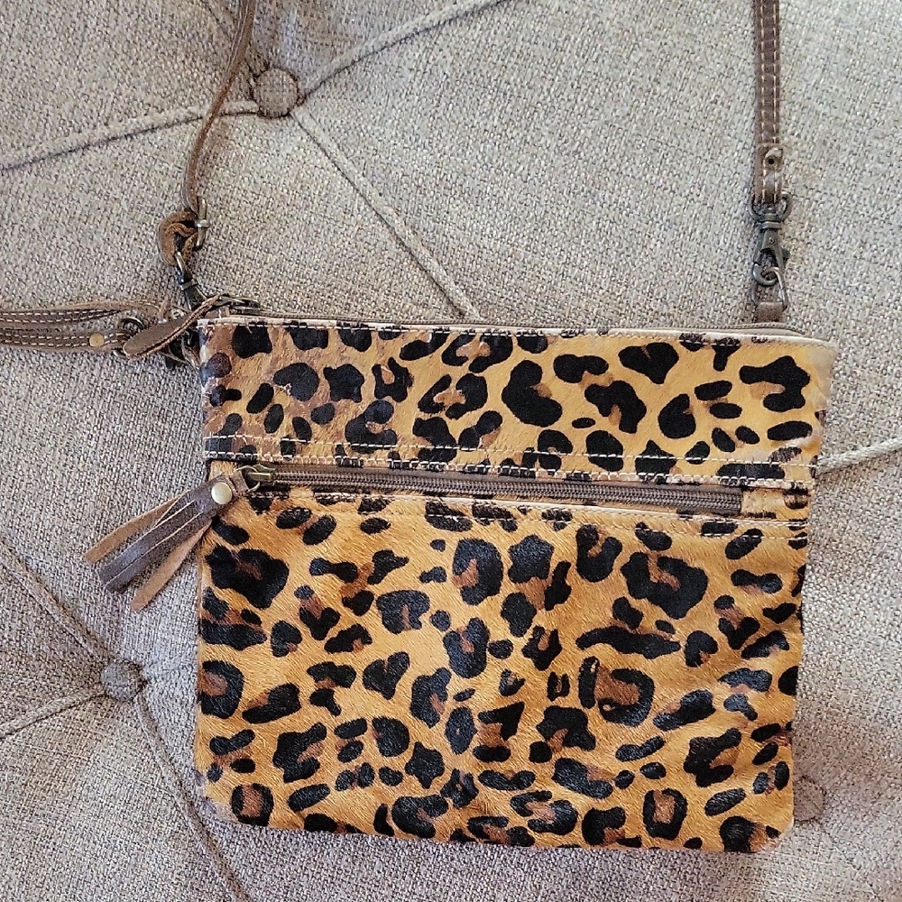 Leopard Print Crossbody Bag